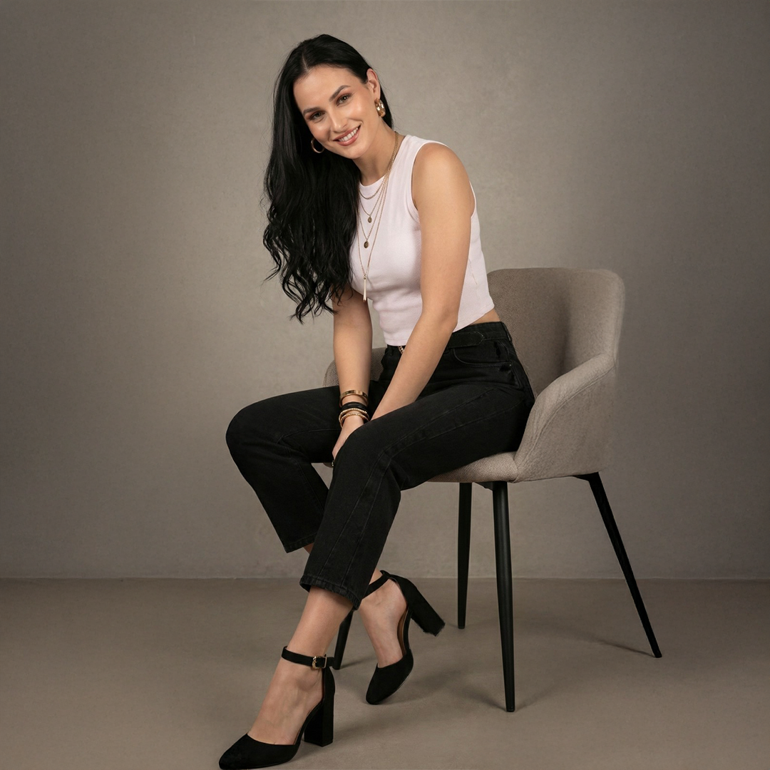 Black Slim Fit Denim